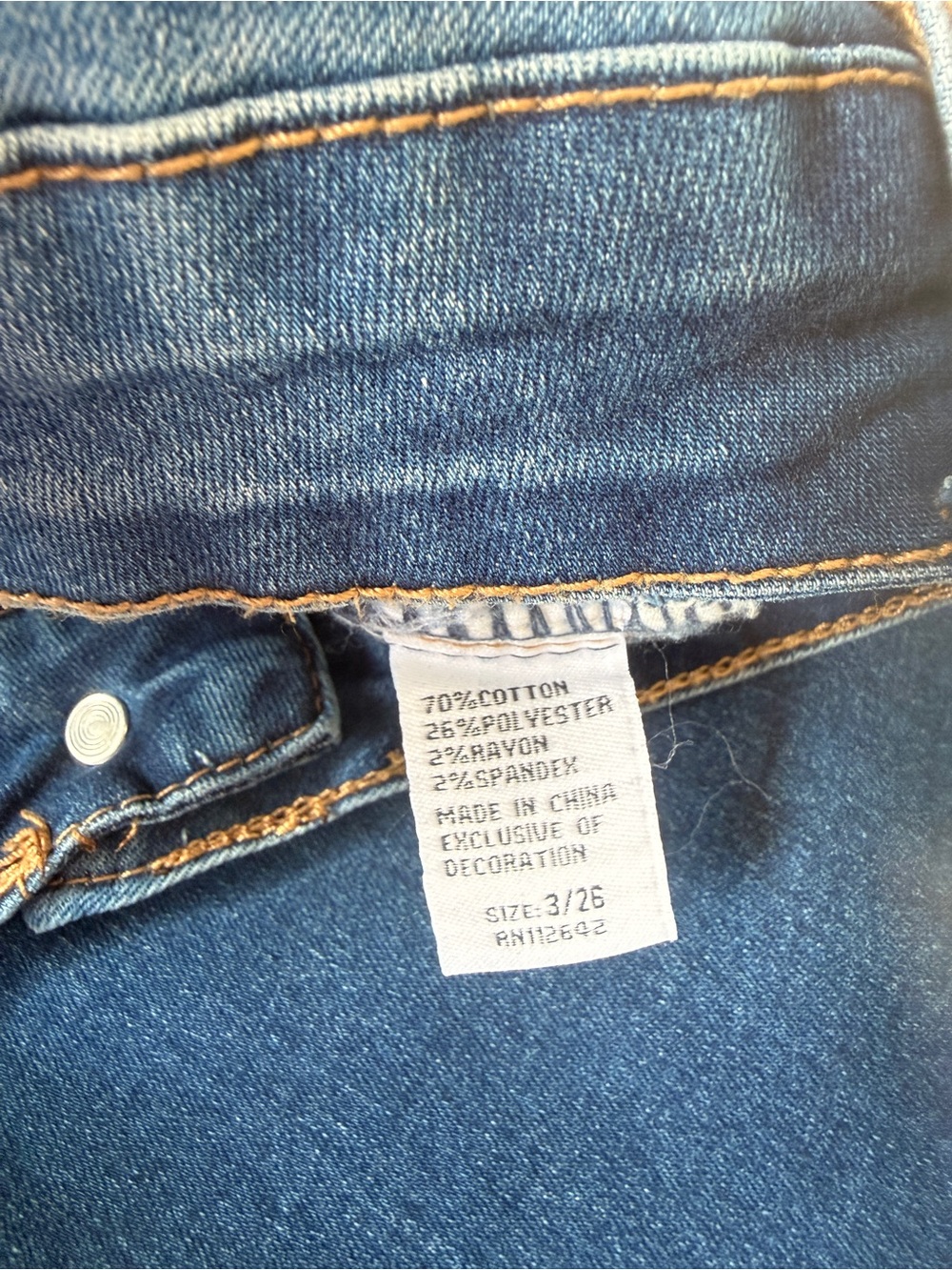 Telepatía women’s Blue Embroidered boho/ western Flare women Jeans size 3/26 - Picture 4 of 6